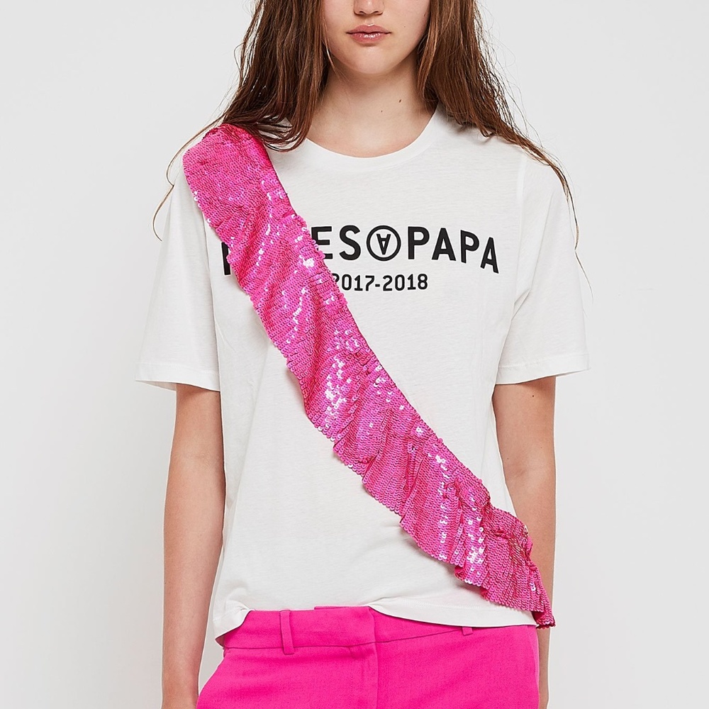 T-shirt with sequins